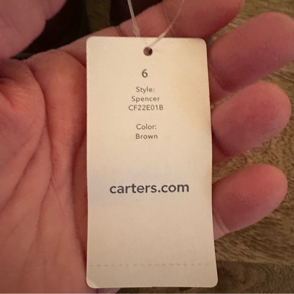 Carter’s Toddler Boy Spencer Brown Dress Shoe Sz 6M NWT NIB - Picture 8 of 8